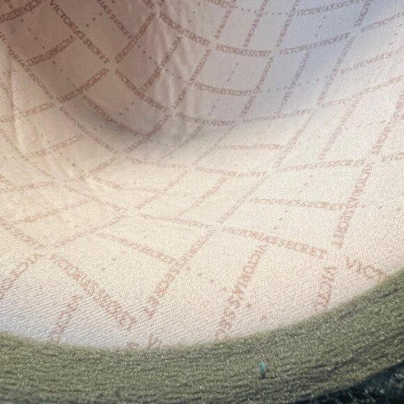 Victoria's Secret Uplift Semi/Demi Army Green/Black Mesh Size 38 DD Bra-Ajustabl - Picture 11 of 15